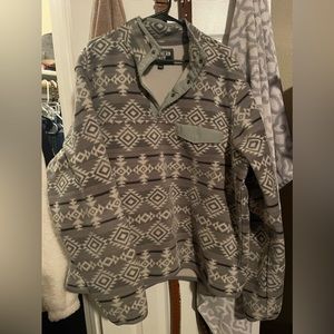 Gray Aztec Sweater